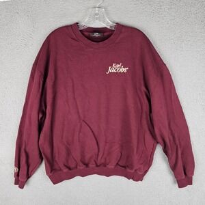 Karl Jacobs Sweatshirt Mens Large Oversized Ribbed Hem/Cuff Long Sleeve Pullover